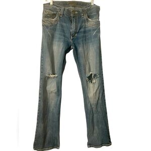 DECREE men’s ripped blue jeans